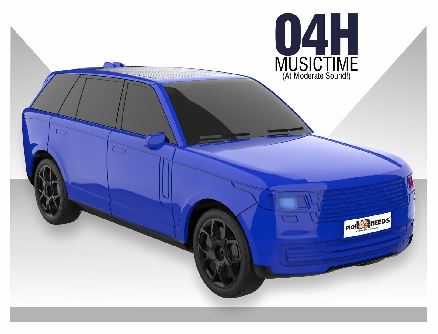 Pick Ur Needs Car Design Wireless Speaker USB / TF Card / FM Support RGB Light 1200mAh Battery 10 W Bluetooth Speaker